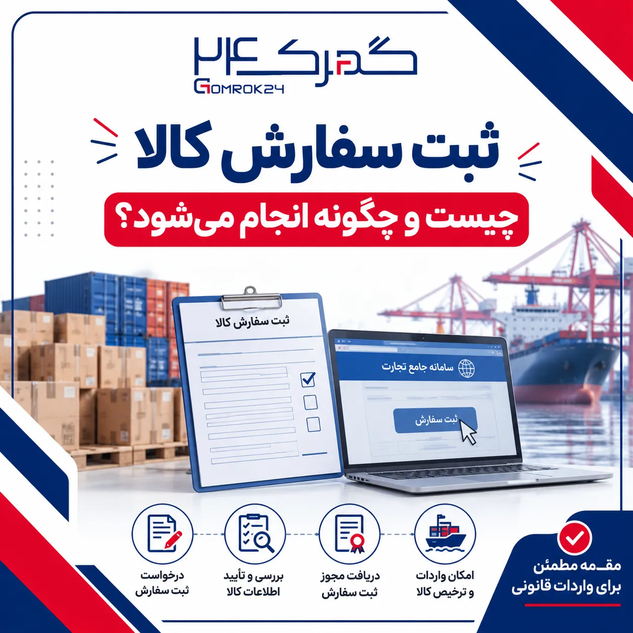 ثبت سفارش کالا چیست و چگونه انجام می‌شود؟