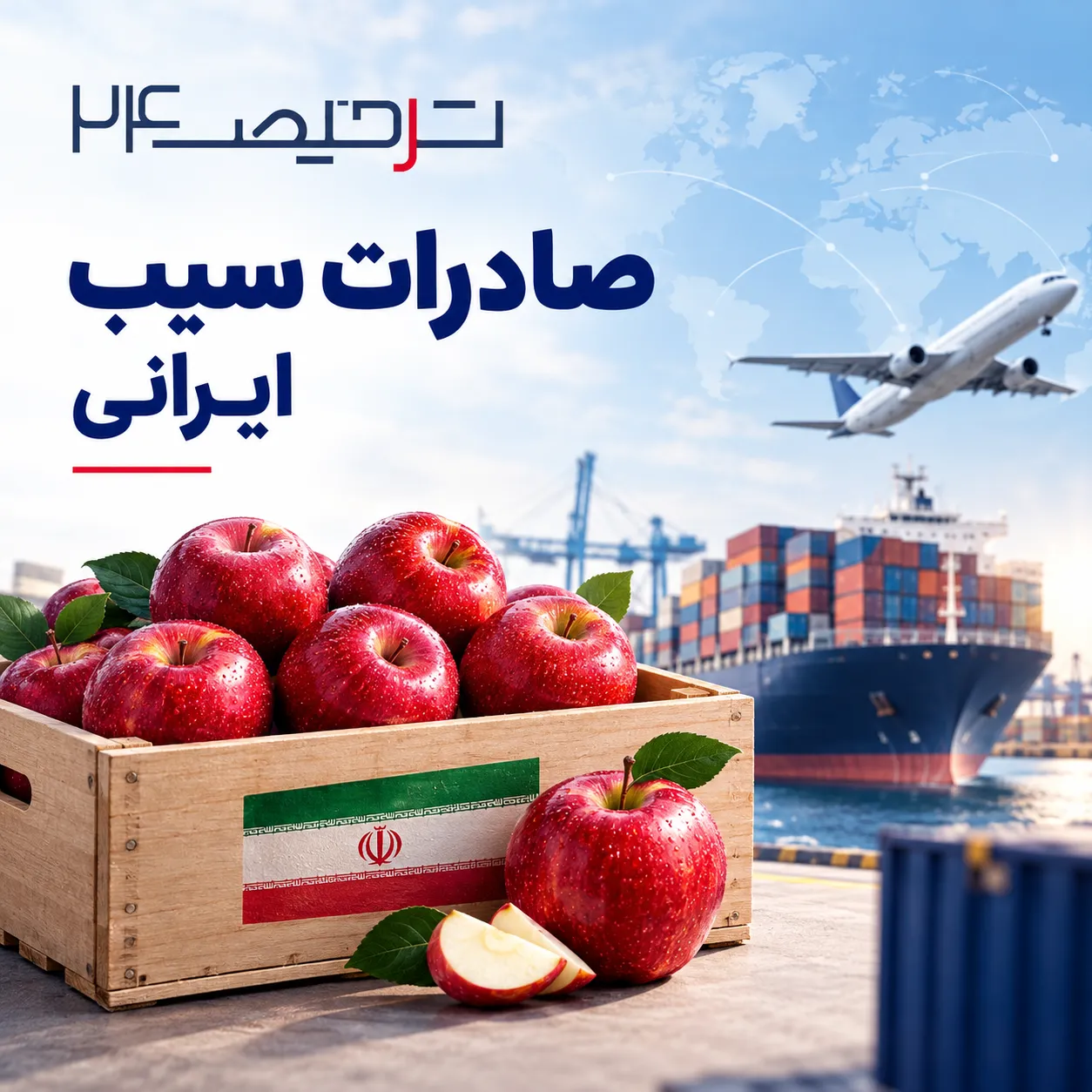 صادرات سیب ایرانی